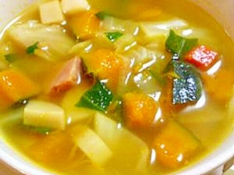 コロコロ野菜のほっこりスープ